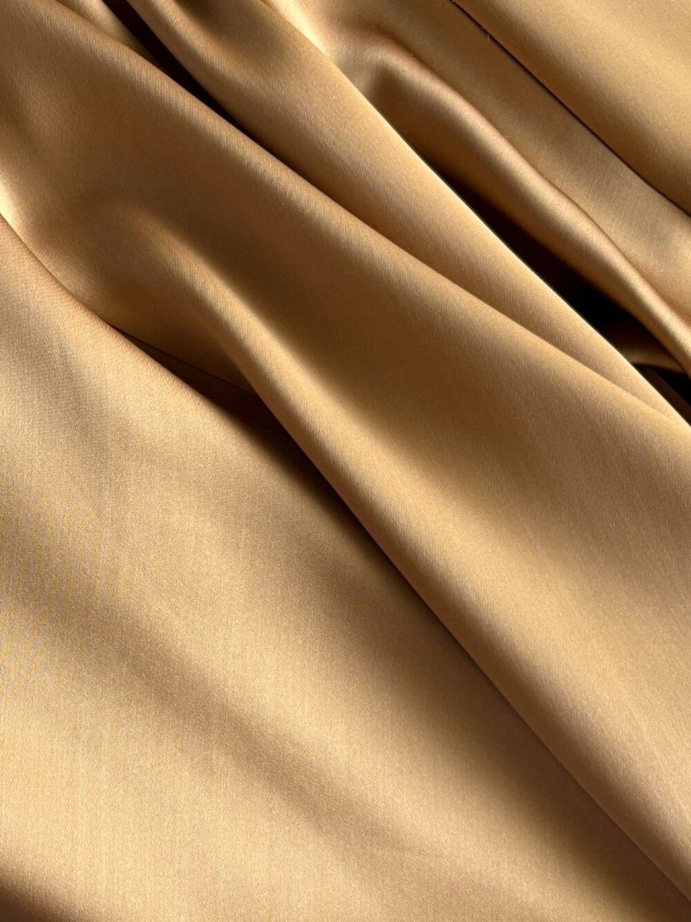 Club Monaco Bias Cut Satin Slip Skirt in Honey, Long Draped Mini Skirt, sz 4 - Picture 10 of 15